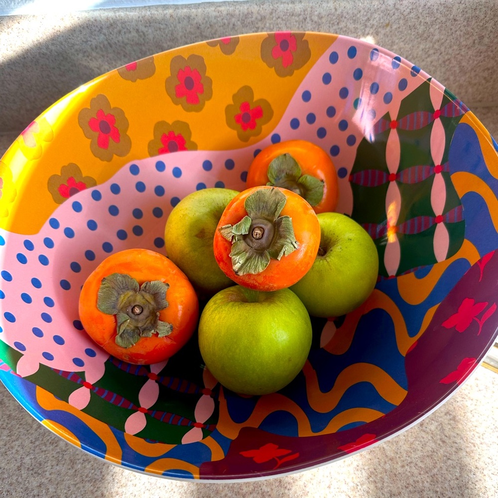 Colorful Abstract Melamine Bowl